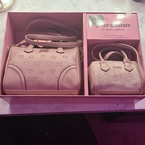 Juicy Couture Pink Mini Bag Set